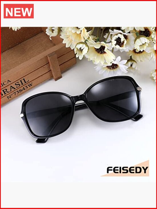 Vintage Square Polarized Sunglasses UV400 Protection for Women main image 4